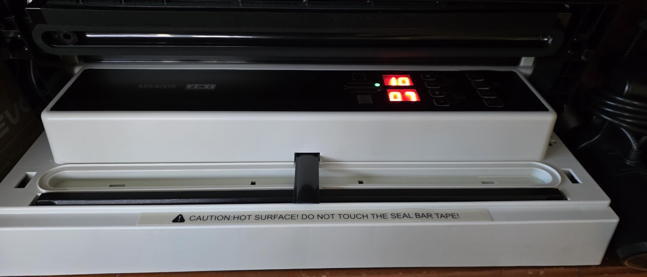 MAGIC SEAL 16'' Commercial Vacuum Sealer Machine, Meat Sealer Vacuum Packing Machine with Double Pump and Auto Cooling System, Sealing and Vacuum Time Control, Compatible with Mylar Bags customer photo 1