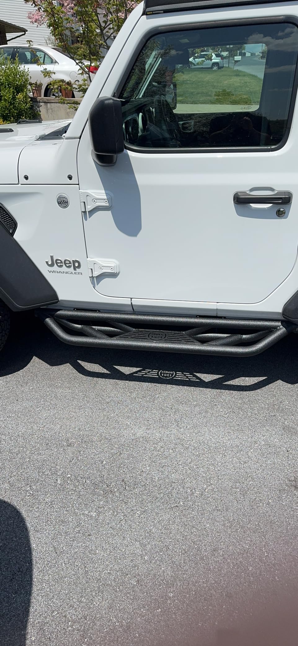 Hooke Road JL 2 Doors Side Steps Running Boards Tubular Nerf Step Bar Armor Rock Slider Rail for Jeep Wrangler JL 2018-2026 customer photo 1
