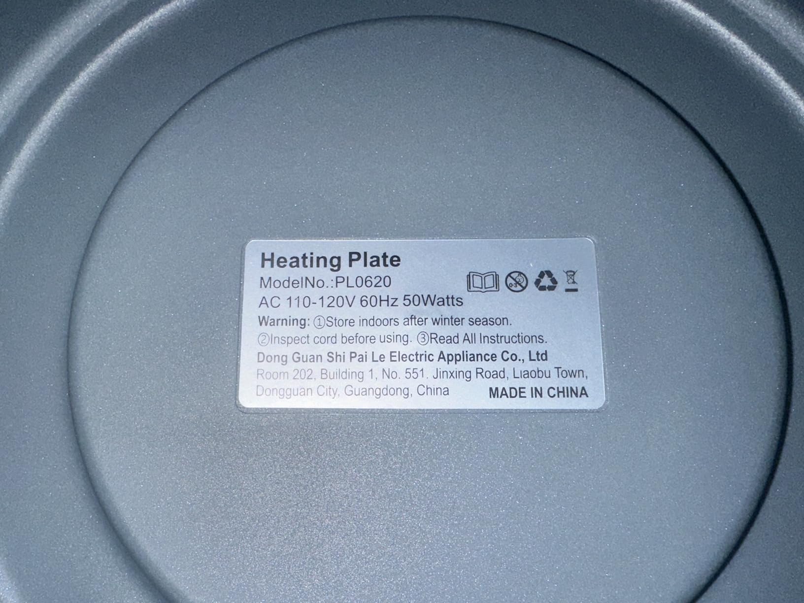 Chicken Water Heater, 13'' Heated Base for Metal Plastic Poultry Founts Waterer 3-5 Gallons, Poultry Water Heater Base for Chicken Turkey Goose Duck Pigeon Drinker in Winter Grey customer photo 2