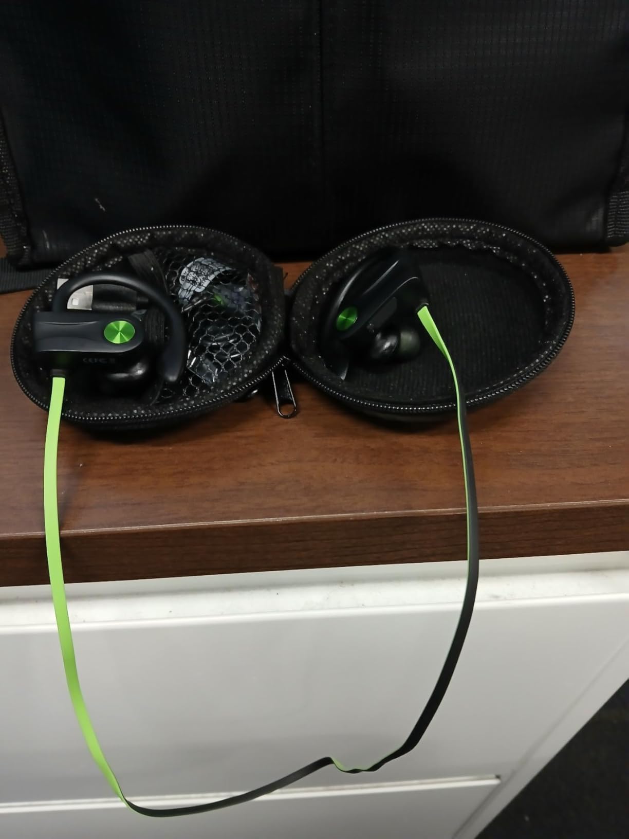 JOYWISE Bluetooth Headphones, Wireless Earbuds IPX7 Waterproof Bluetooth 5.3 Headphones with 16Hrs Playtime Stereo Bass Headsets with Mic Running Headsets with Earhooks for Sports Running Workout customer photo 1