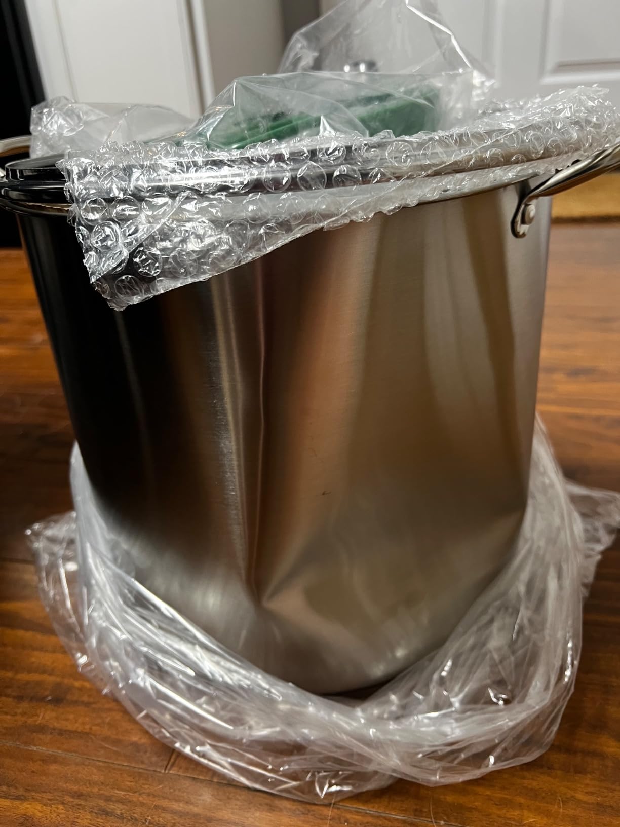 21.5 QT Water Bath Canner with Rack and Lid, 7 Pieces Stainless Steel Canning Pot Starter Kit for Beginners, Canning Supplies for Homemade Jam and Pickles, Induction Compatible Flat Bottom customer photo 2