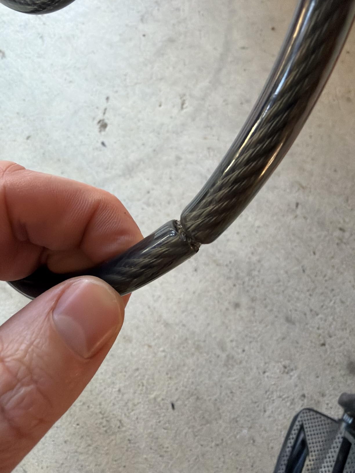 Via Velo Bike U-Lock with Cable, Heavy Duty Anti-Theft Bicycle U Locks with 8mm Braided Steel and 3 Keys, 4ft Length Security Cable for Bike, Scooter Mountain Road Bike customer photo 2