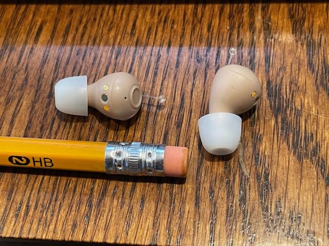 Audien Atom Pro 2 Hearing Aid - Wireless Rechargeable OTC Hearing Aids for Seniors & Adults, Nearly Invisible, Premium Comfort Design customer photo 1