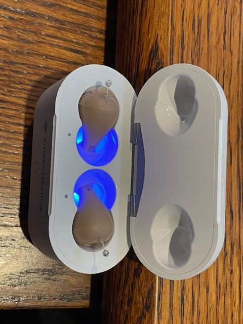 Audien Atom Pro 2 Hearing Aid - Wireless Rechargeable OTC Hearing Aids for Seniors & Adults, Nearly Invisible, Premium Comfort Design customer photo 2