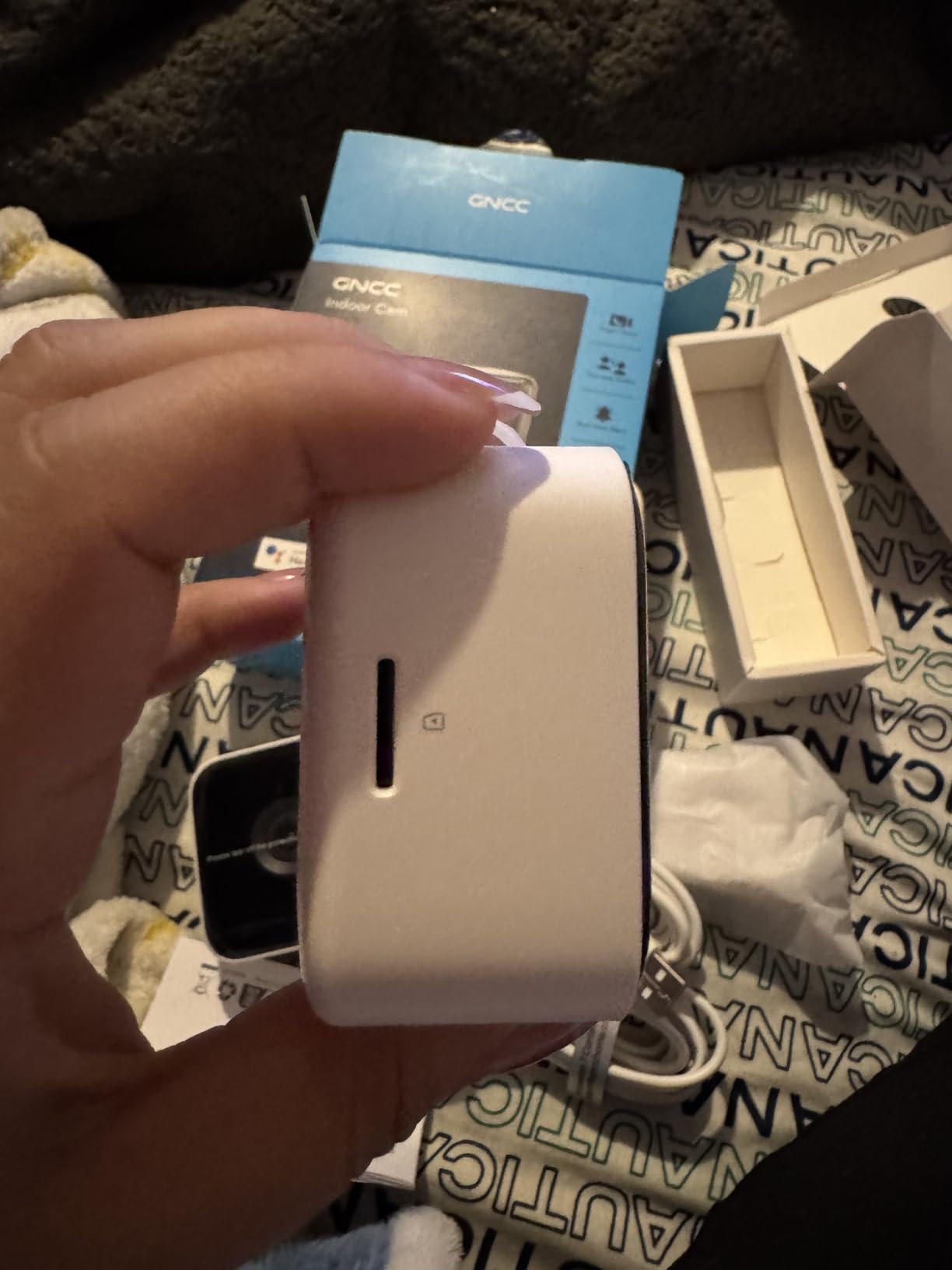 GNCC 2K Indoor Security Camera, 2 Packs Cameras for Home Security Wi-Fi Cameras, Motion/Sound Detection, Night Vision, 2-Way Audio, Real-Time Alert, Cloud & SD Card Storage, 2.4G WiFi Only customer photo 2