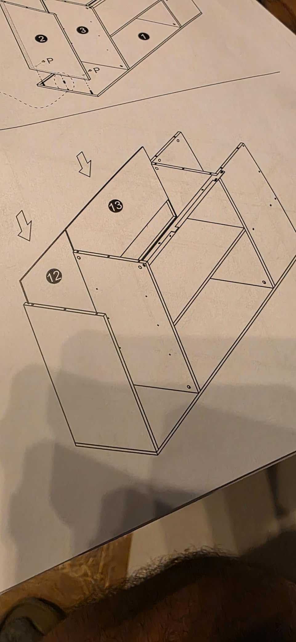 Tribesigns 71 inch Executive Desk, L Shaped Desk with Cabinet Storage, Executive Office Desk with Shelves, Business Furniture Set Workstation for Home Office, Black customer photo 2