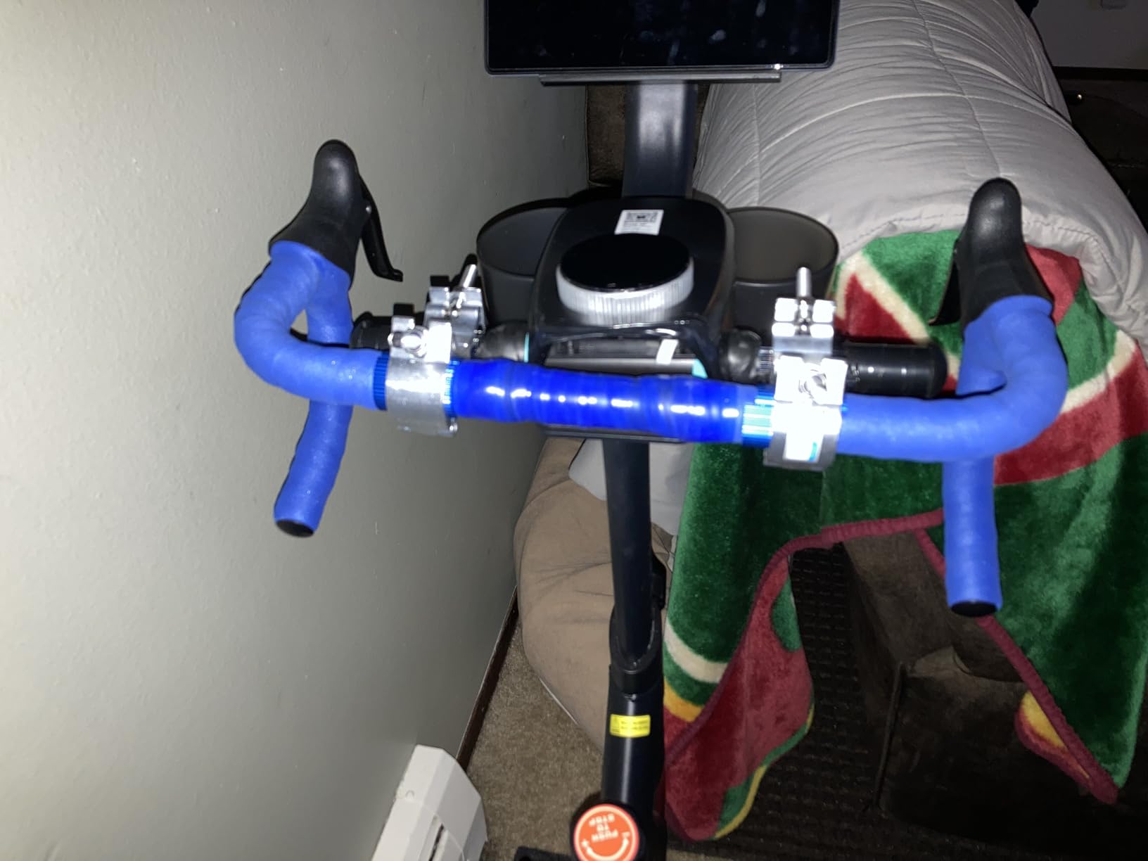 MERACH Exercise Bike, Brake Pad Stationary Bike with Exclusive App, Low Noise Indoor Cycling Bike with 300lbs Weight Capacity, Tablet Mount and Fitness Courses for Weight Loss customer photo 1