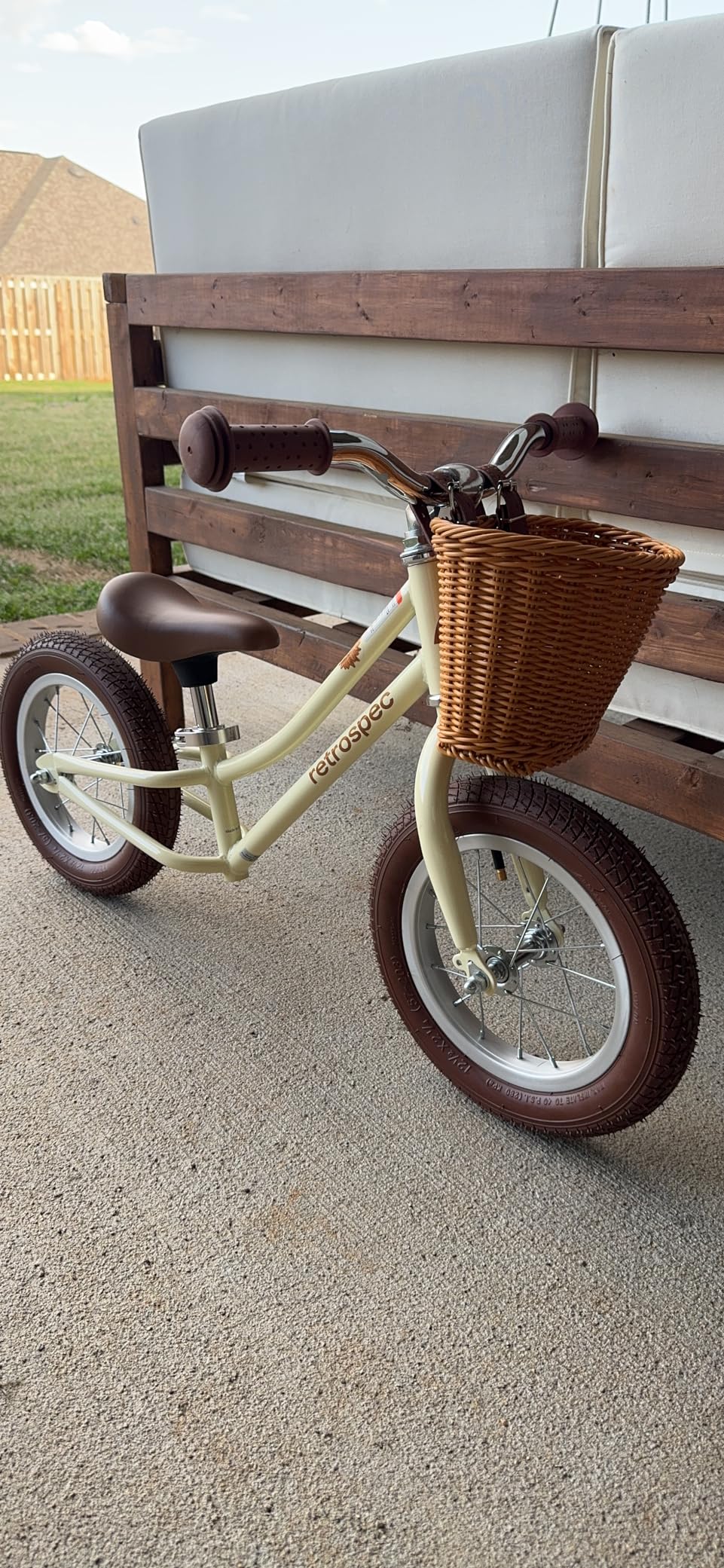 Retrospec Baby Beaumont Kids' Balance Bike for Toddlers, No Pedals, Cushioning Air Filled Tires for Boys and Girls Ages 18 Months - 3 Years, with Adjustable Seat Height customer photo 1