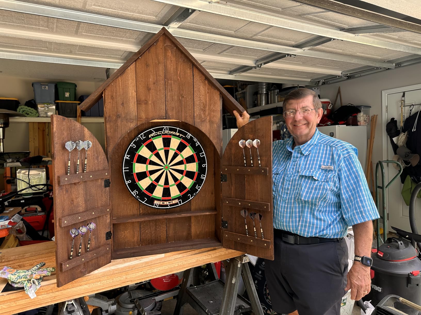 Accudart Edge Bristle Dartboard - Razor Thin Spider Wire Reduces Bounce Outs - Premium Brazilian Sisal customer photo 2