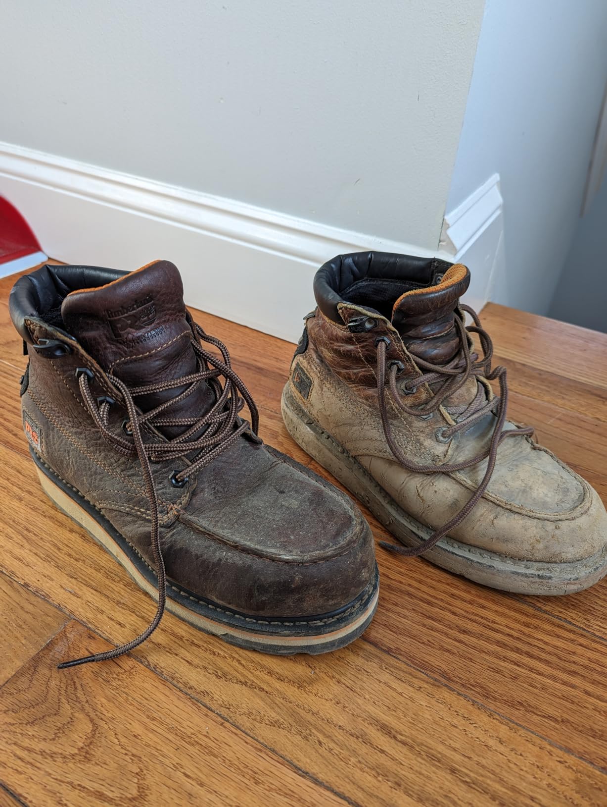 Timberland PRO Gridworks Wedge 6 Inch Alloy Safety Toe Waterproof Industrial Work Boot customer photo 2