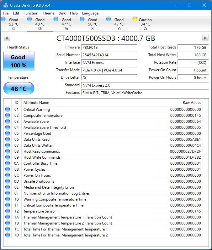 Crucial T500 PCIe Gen4 NVMe 1TB SSD, Up to 7,300MB/s, TLC NAND, Laptop & Desktop (PC) Compatible, for Creatives and Gamers, Solid State Drive, Includes 1Mo Adobe CC - CT1000T500SSD8 customer photo 1