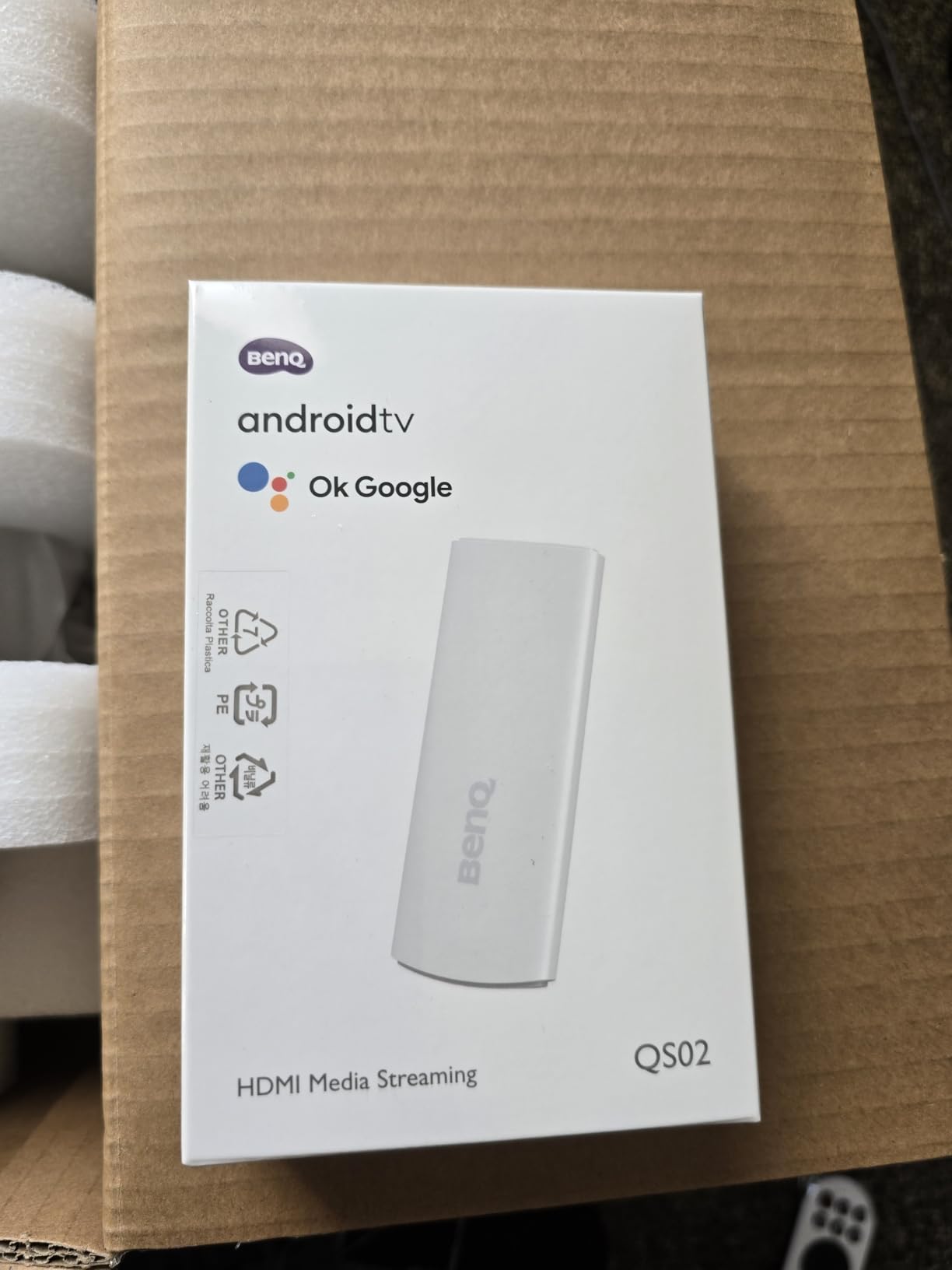 X3100i True 4K UHD 4LED Gaming Projector, 3300 ANSI Lumens, 4.2ms 1080p 240Hz, 100% DCI-P3, Preset Game Modes, Android TV, 10W treVolo Speakers, Vertical Lens Shift, eARC, 3D customer photo 1