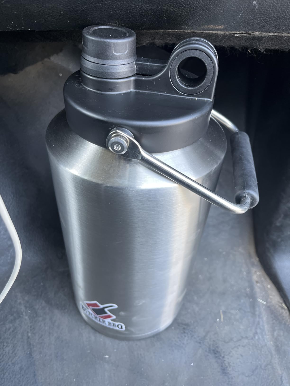 1 Gallon Water Bottle Insulated Stainless Steel Keeps Ice 48Hr, Large Water Gallon Jug Wide Mouth Leakproof Vacuum customer photo 1