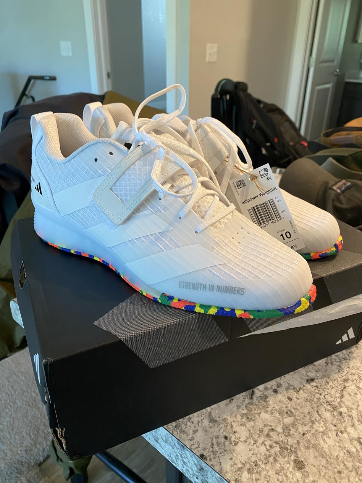 Mens Adipower Weightlifting Iii Shoes customer photo 2