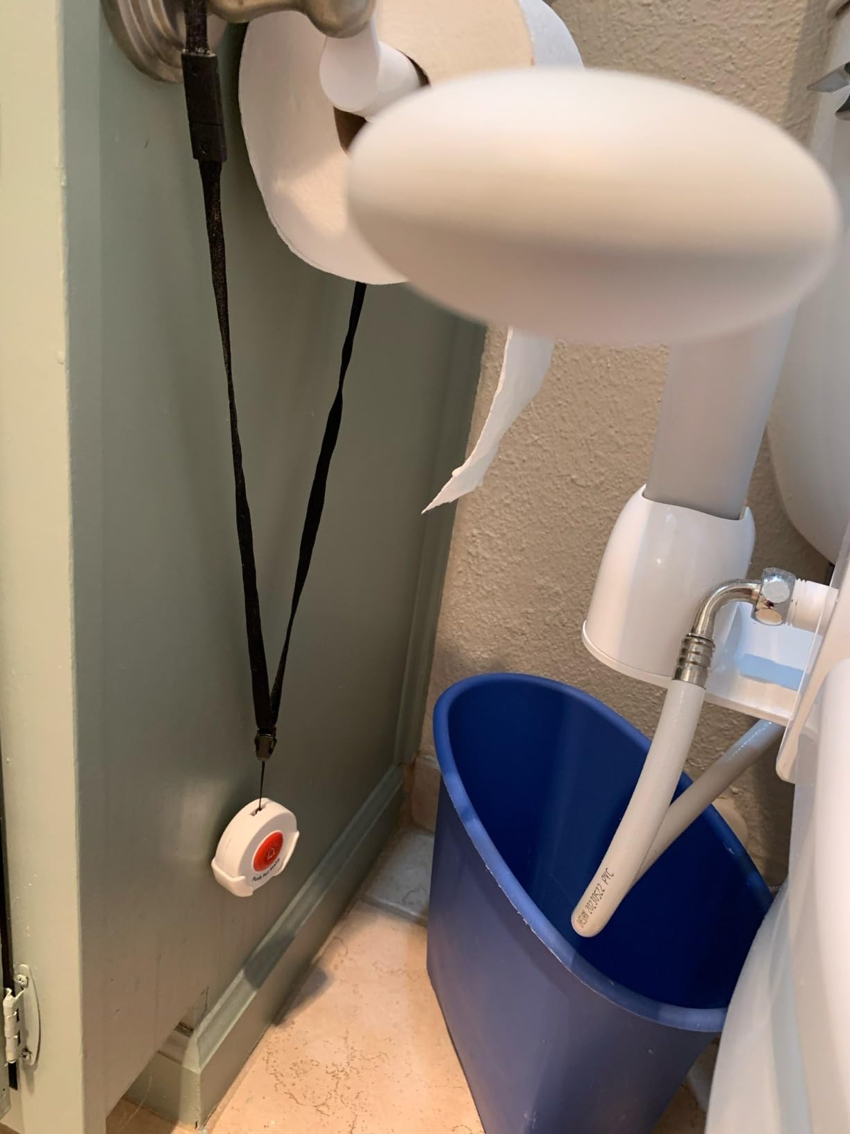 Caregiver Pager Wireless Nurse Call Button for Elderly Home Monitoring Alert System Portable Alarm Bell Seniors Patients Emergency 3 Call Buttons, 2 Pagers customer photo 1