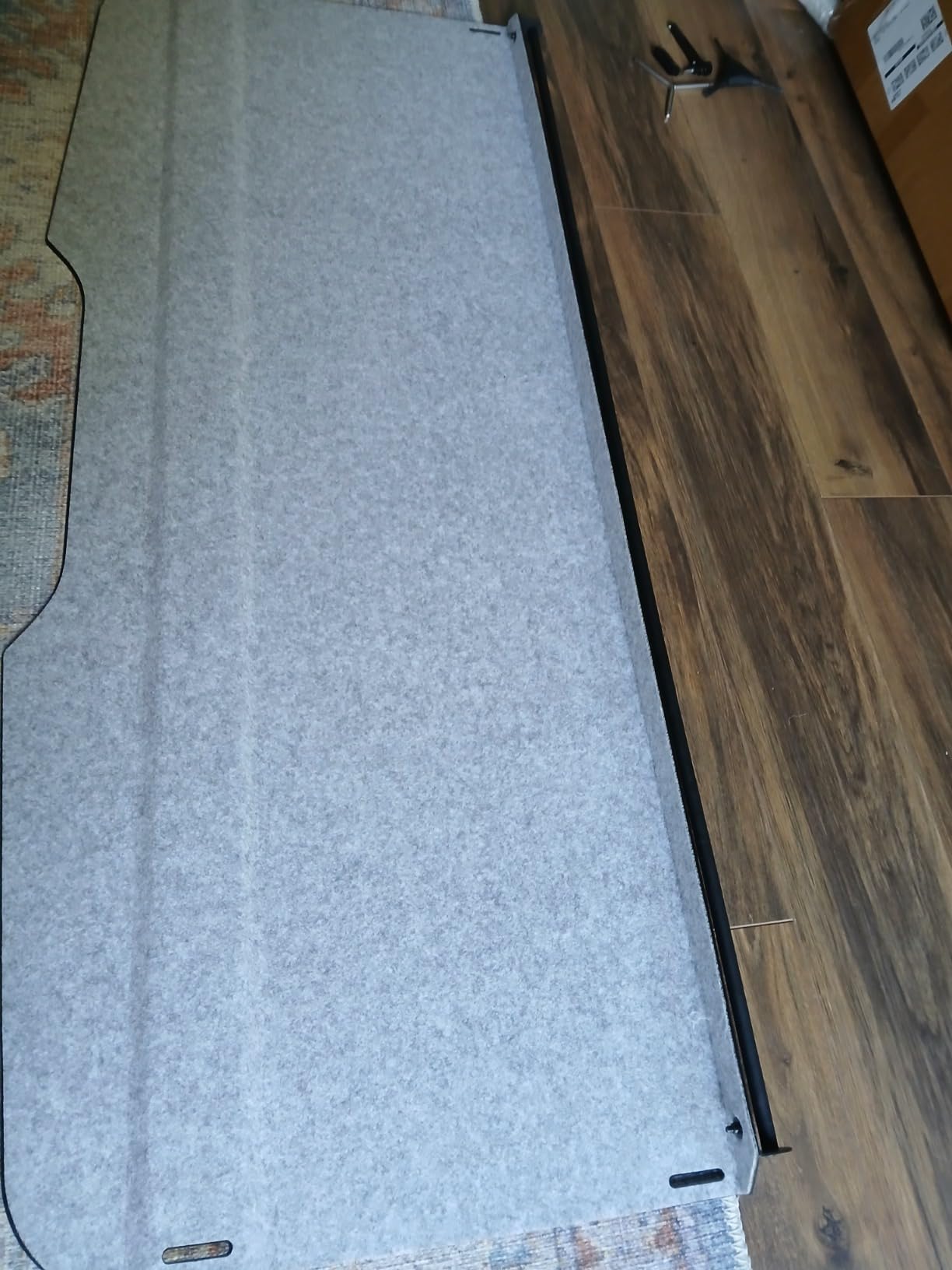 StarONE Aluminum Van Headliner Shelf Fit for 2019-2023 Mercedes Sprinter Van | Includes Curtain Rod, Carpet customer photo 1