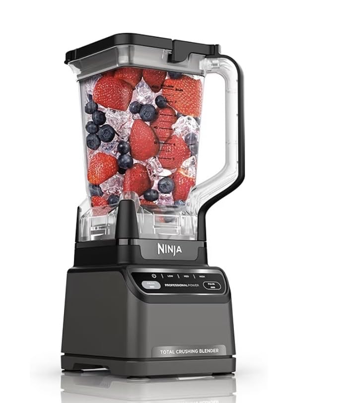 Ninja Professional Blender | Smoothie Blender, Drink Mixer, Grinder, Ice Crusher | Total Crushing Technology, Auto-iQ Smart Presets, Professional 1200W Power, XL 72oz Pitcher | Dark Grey | BR201AMZ customer photo 2