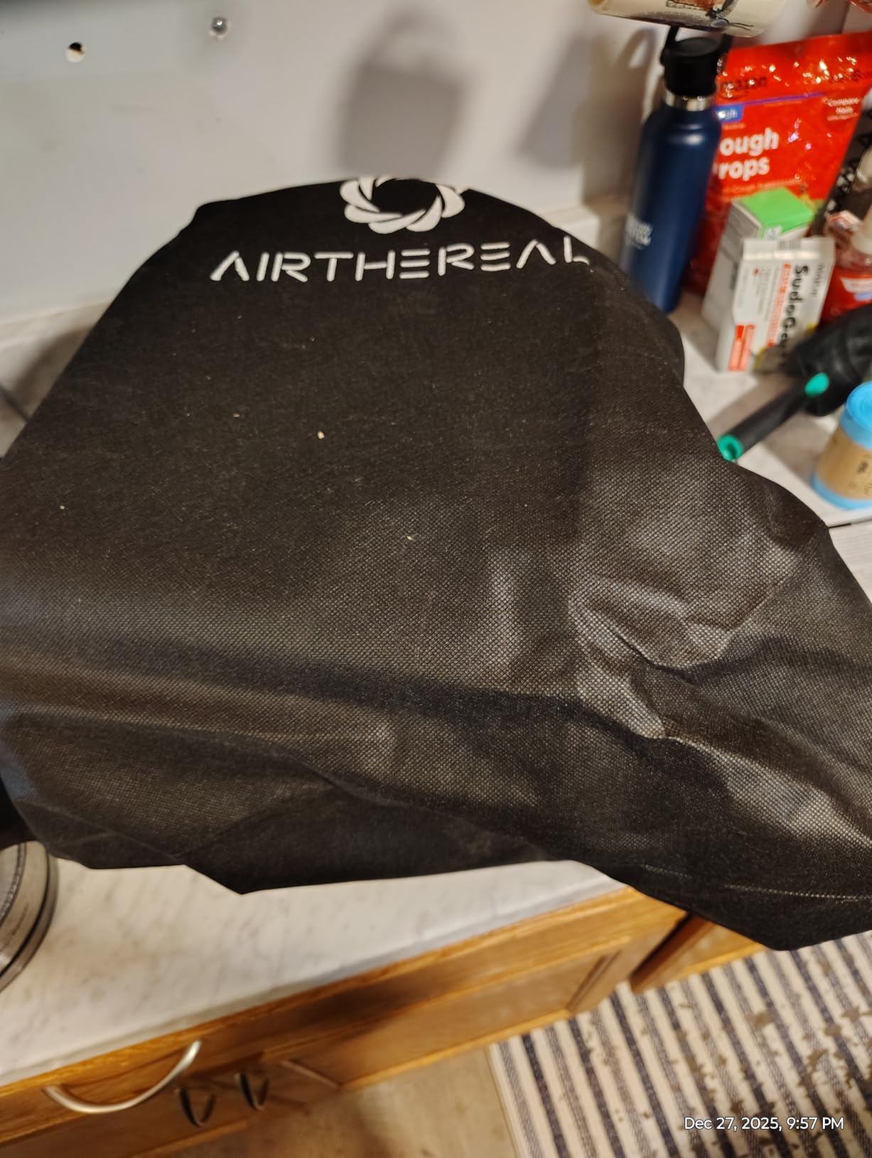 Airthereal Revive Electric Kitchen Composter with Visual Glass Cover, Upgraded SHARKSDEN Tri-Blade, Turn Food Waste and Scraps into Natural Fertilizer for Plants, R500-V, Grey customer photo 2