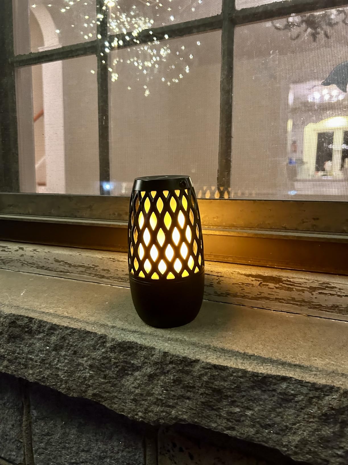 Outdoor Speakers Gifts for Men Bluetooth Speaker with Lights Multi-Sync up to 100 Speakers Auto-Pairing HD Stereo Sound Cool Stuff House Warming Gifts IPX5 Waterproof Lantern for Home|Patio|Pool|Yard customer photo 1