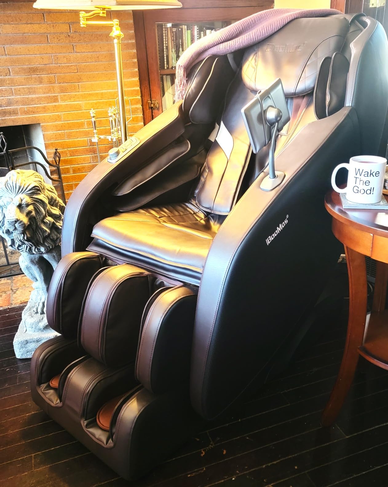 iBooMas Massage Chair Full Body, 6 Massage Intensities Zero Gravity SL-Track Shiatsu Massage Chair with 18 Modes, 40 Airbags, 5 Heating Area, Body Scan, Extendable Footrest, Foot Roller customer photo 6