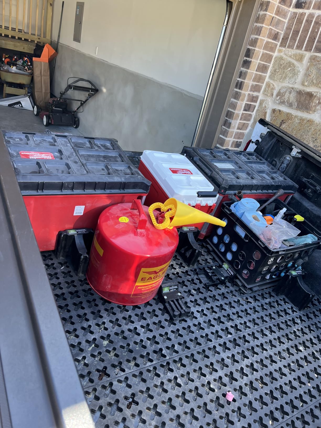 Tmat Truck Bed Organizer Storage System Slide Out Mat (Universal Fit for Long Beds 8' to 8'2