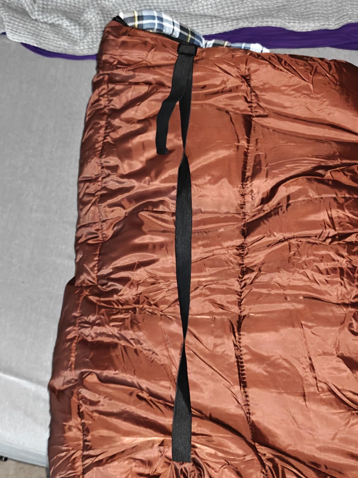 Sportneer Heated Sleeping Bag with 5 Heating Zones, Warm Flannel Cold Weather Sleeping Bag for Adults, 3 Heat Levels USB Powered (Power Bank Not Included), Winter Camping & Outdoor Hiking customer photo 2