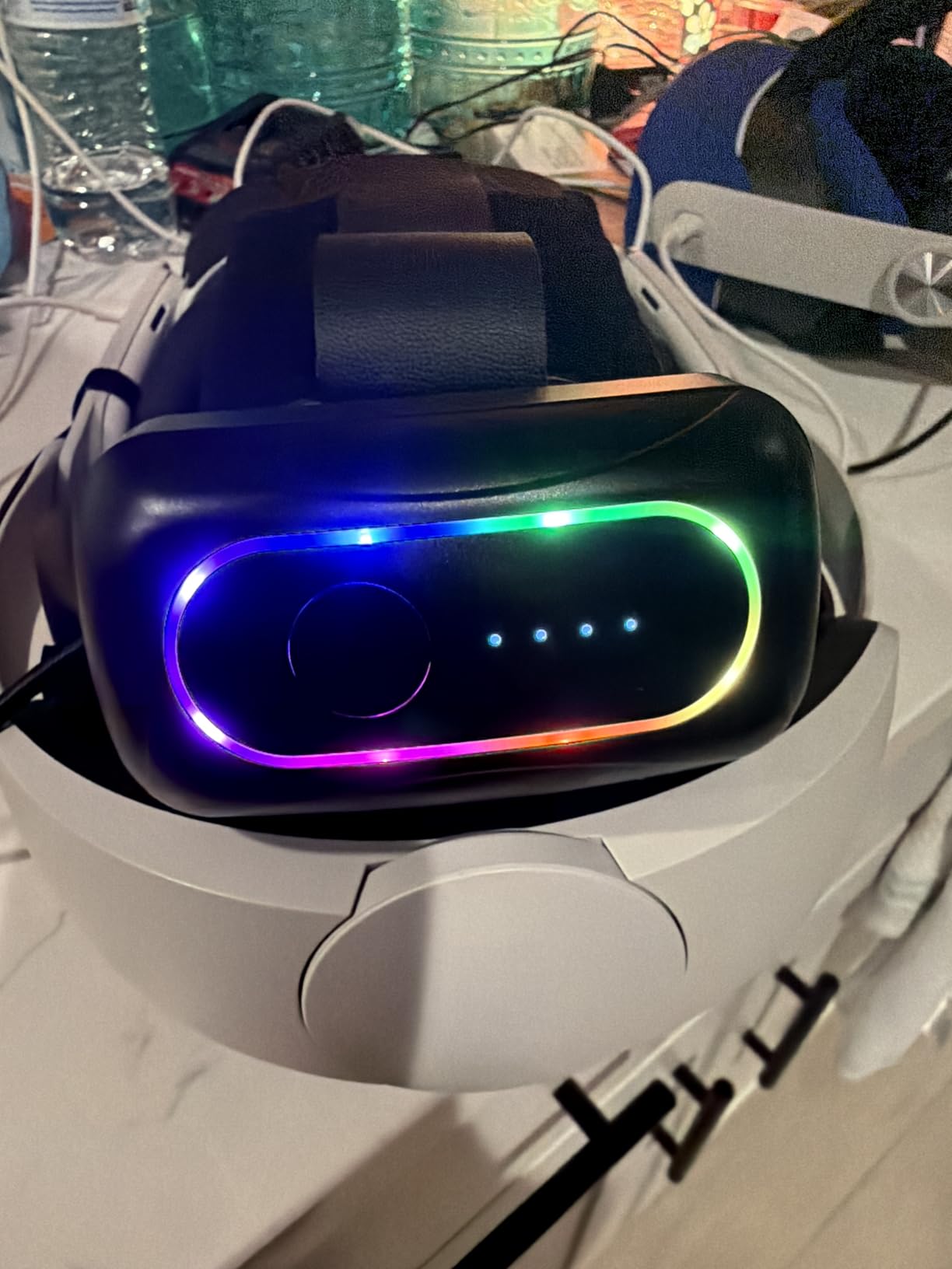 10000mAh Battery Head Strap for Meta Quest 3/3S - Elite Strap with Battery Pack Accessories Fast Charger to Extend Quest 3/3S 2-4H Playtime - VR Stocking Stuffers for Men - Mens Stocking Stuffers customer photo 2