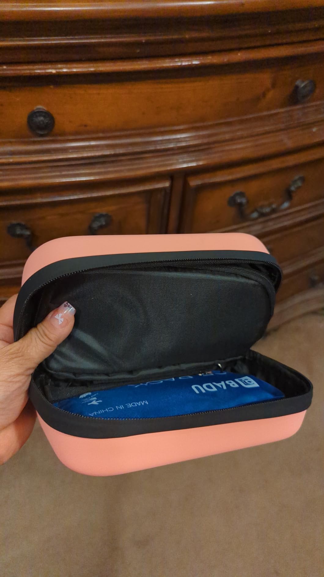 Insulin Cooler Travel Case TSA Approved Medication Diabetic Cooler for Travel with Temperature Display Refrigerated Medicine Organizer Bag with 2 Ice Pack customer photo 2