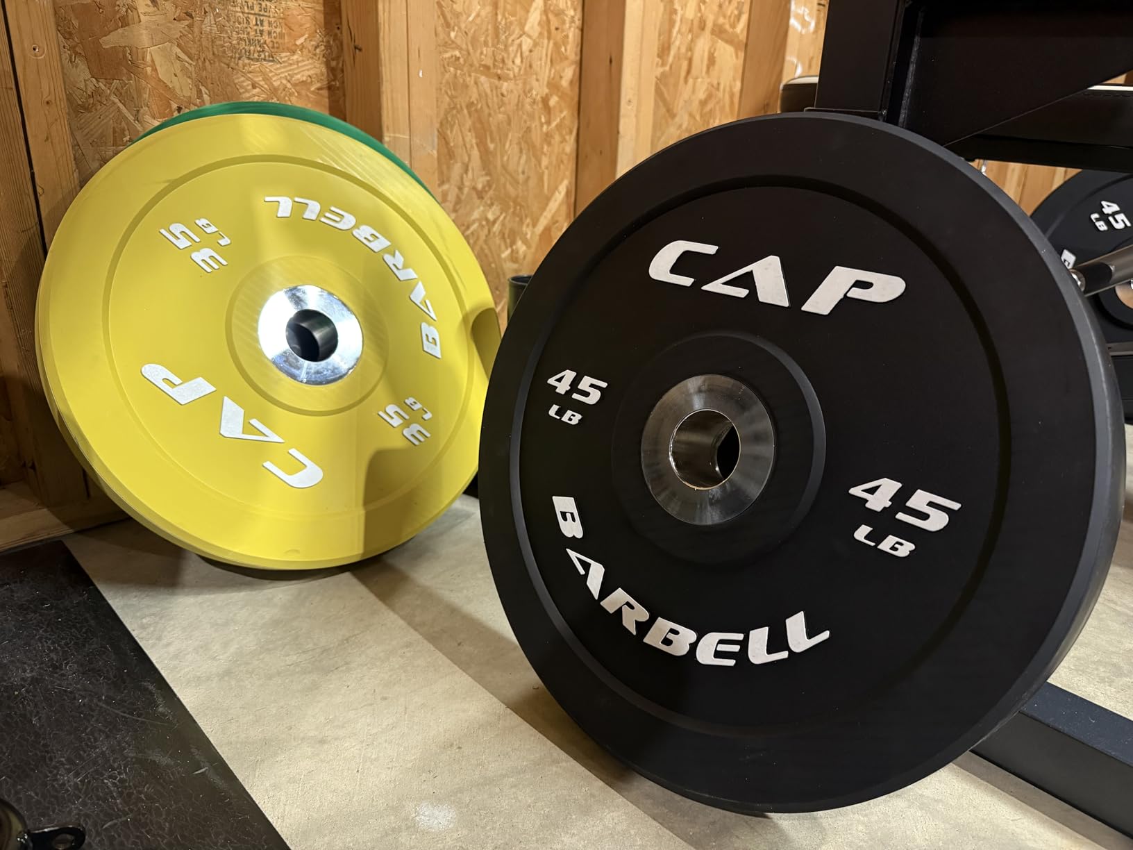 CAP Barbell Rubber Olympic Bumper Plate | Multiple Options/Colors customer photo 2