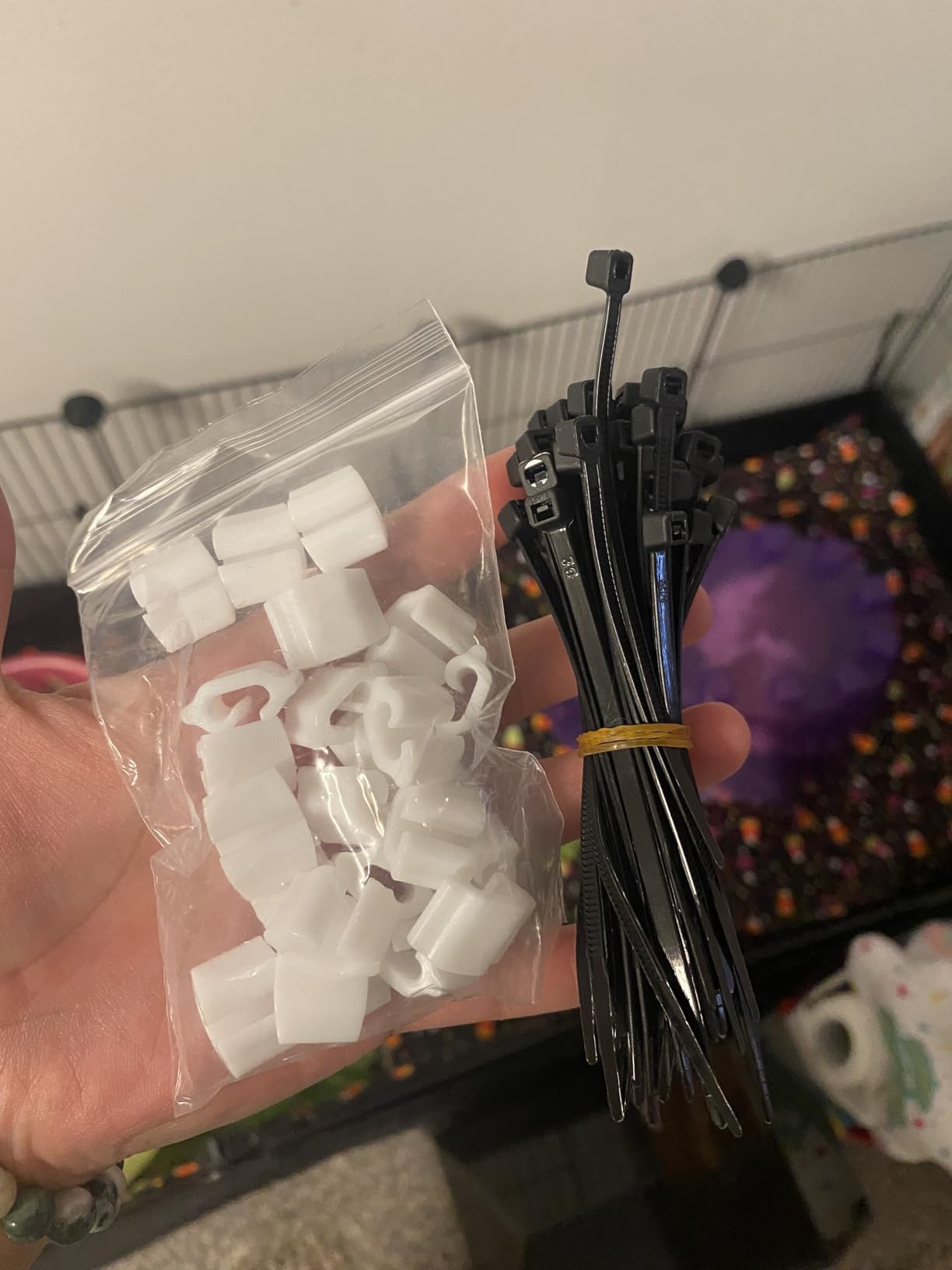 Tresbro Guinea Pig Cage with Waterproof PVC Bottom Liner & One-Hand Release Hook, Triple Fixing C&C Cage for Guinea Pigs, Bunny, Rabbit, Hedgehog, Small Animal Indoor Playpen 48''L x 24''W x 16''H customer photo 2