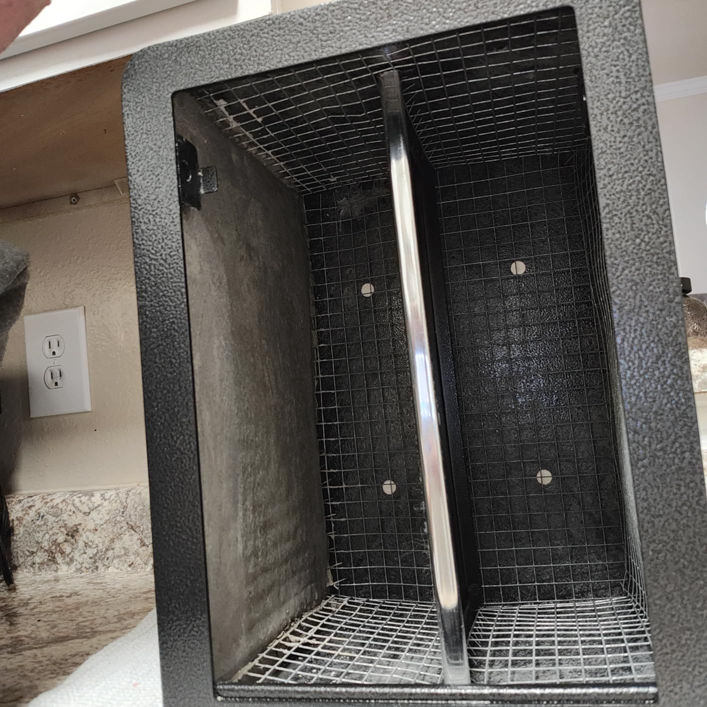 DAYI Safe Box, 2.0 Cubic Feet Home Safe with Fireproof Waterproof Bag, Security Safe Box for Money Cash Valuables, Digital Electronic Keypad, Dual Alarm System, Removable Shelf - D-45 customer photo 2