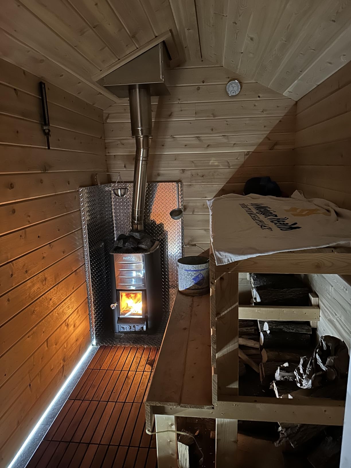 10 Pcs Deck Tiles, Patio Flooring - Outdoor Waterproof Acacia Wood Tiles for All Weather Use - Balcony, Backyard, Indoor & Outdoor (Golden Teak Crossed Pattern, 10 Square Ft) customer photo 2