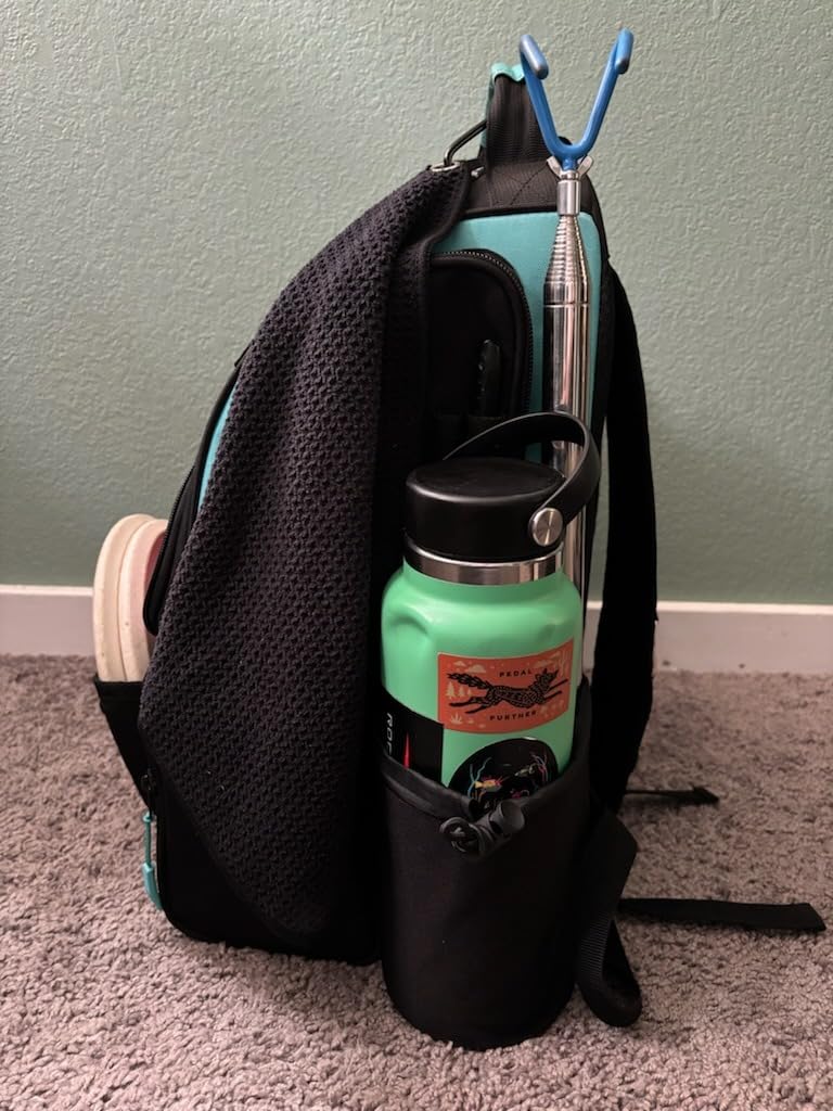 STAR FRAME Beast Disc Golf Bag With Cooler | 25+ Disc Frisbee Golf Backpack | 3-Can Insulated Cooler | Light Durable Gray Men Women Disc Golf Bag | Huge Storage & 12oz Can Holders customer photo 1