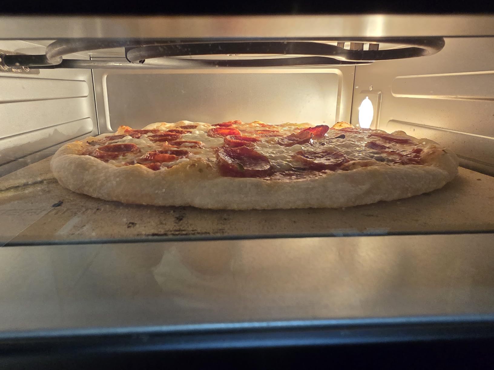 CHEFMAN Indoor Pizza Oven - Makes 12 Inch Pizzas in Minutes, Heats up to 800°F - Countertop Electric Pizza Maker with 5 Touchscreen Presets, Pizza Stone and Peel Included - Stainless Steel customer photo 1