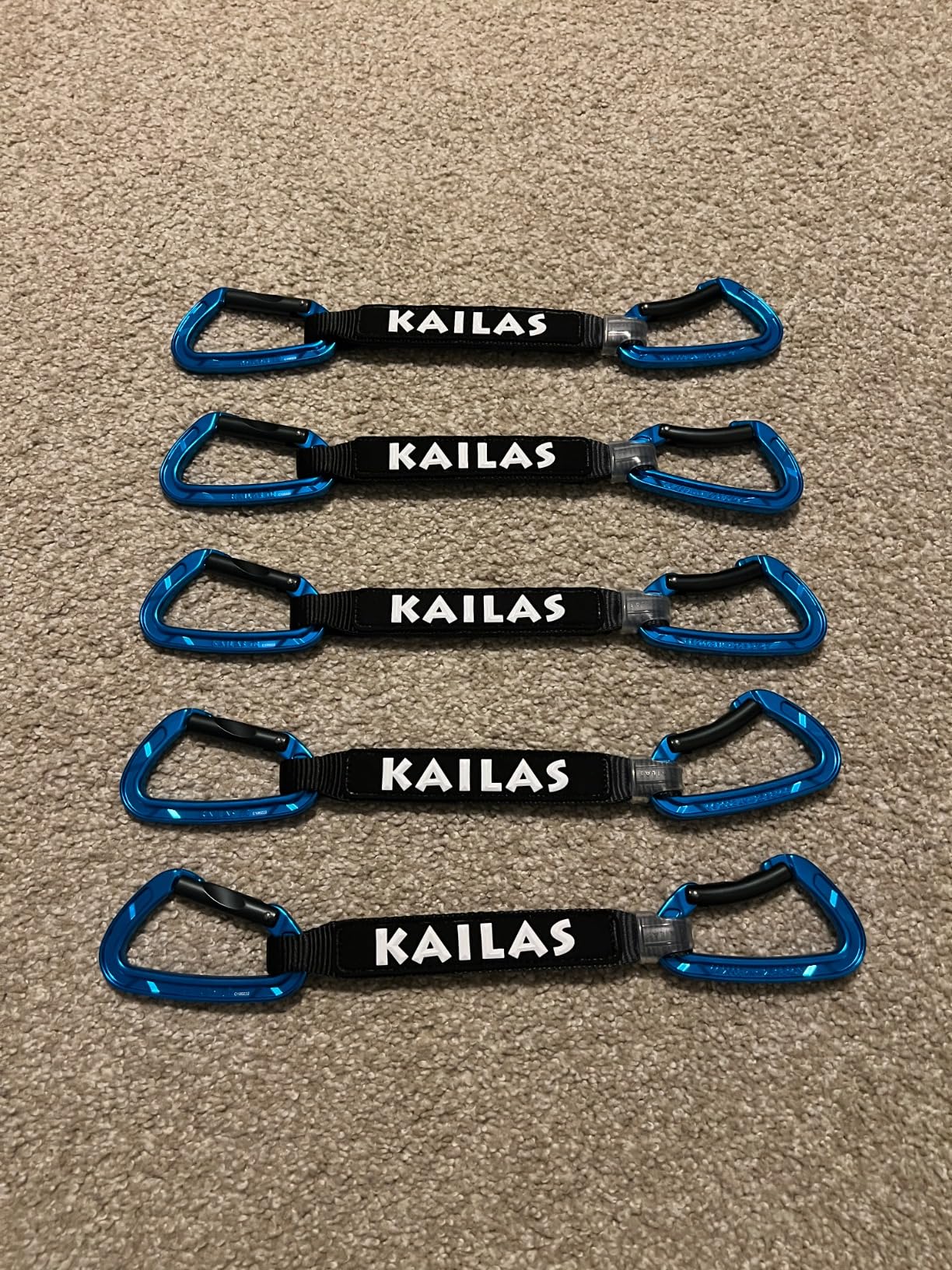 KAILAS Rock Climbing Quickdraw Set Carabiner Pack Accessories Lightweight 22kN Gear Heavy Duty UIAA CE Certified Durable customer photo 1