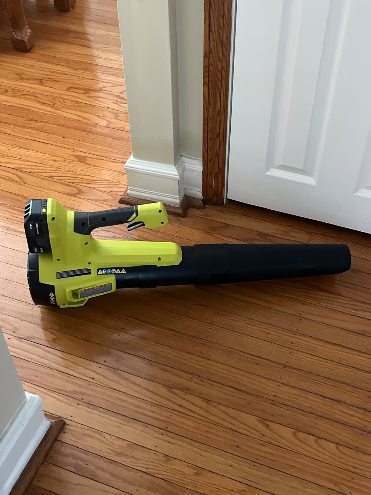 Ryobi ONE+ 18V 100 MPH 325 CFM Cordless Battery Variable Speed Jet Fan Leaf Blower (Tool Only) customer photo 1