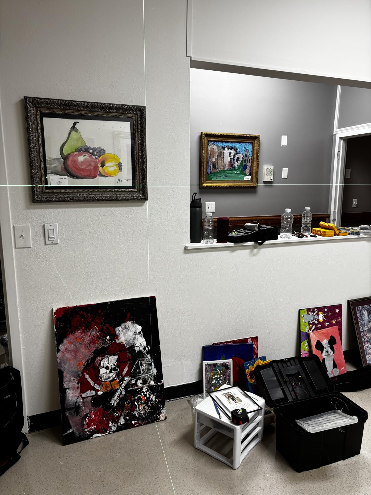 16 Line Laser Level 360 Self Leveling,Professional 4x360 Green Cross Line laser Level Tool for Construction and Picture Hanging,lazer leveler tool with 2 Batteries,Magnetic Bracket & Remote Control customer photo 1