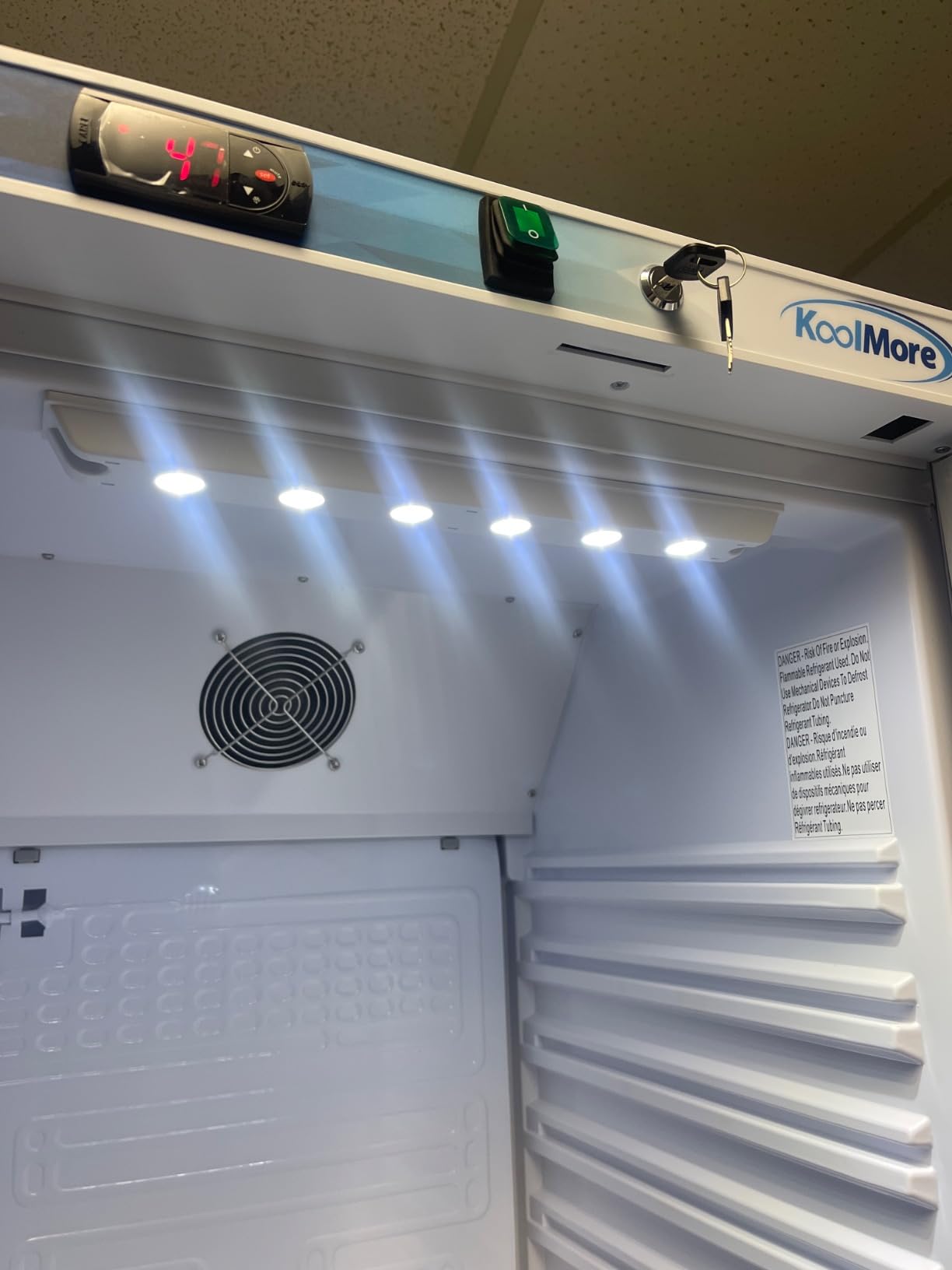 KoolMore 12 Cu. ft. Commercial Reach in Refrigerator in White with Manual Defrost (KM-RMD12WH) customer photo 1