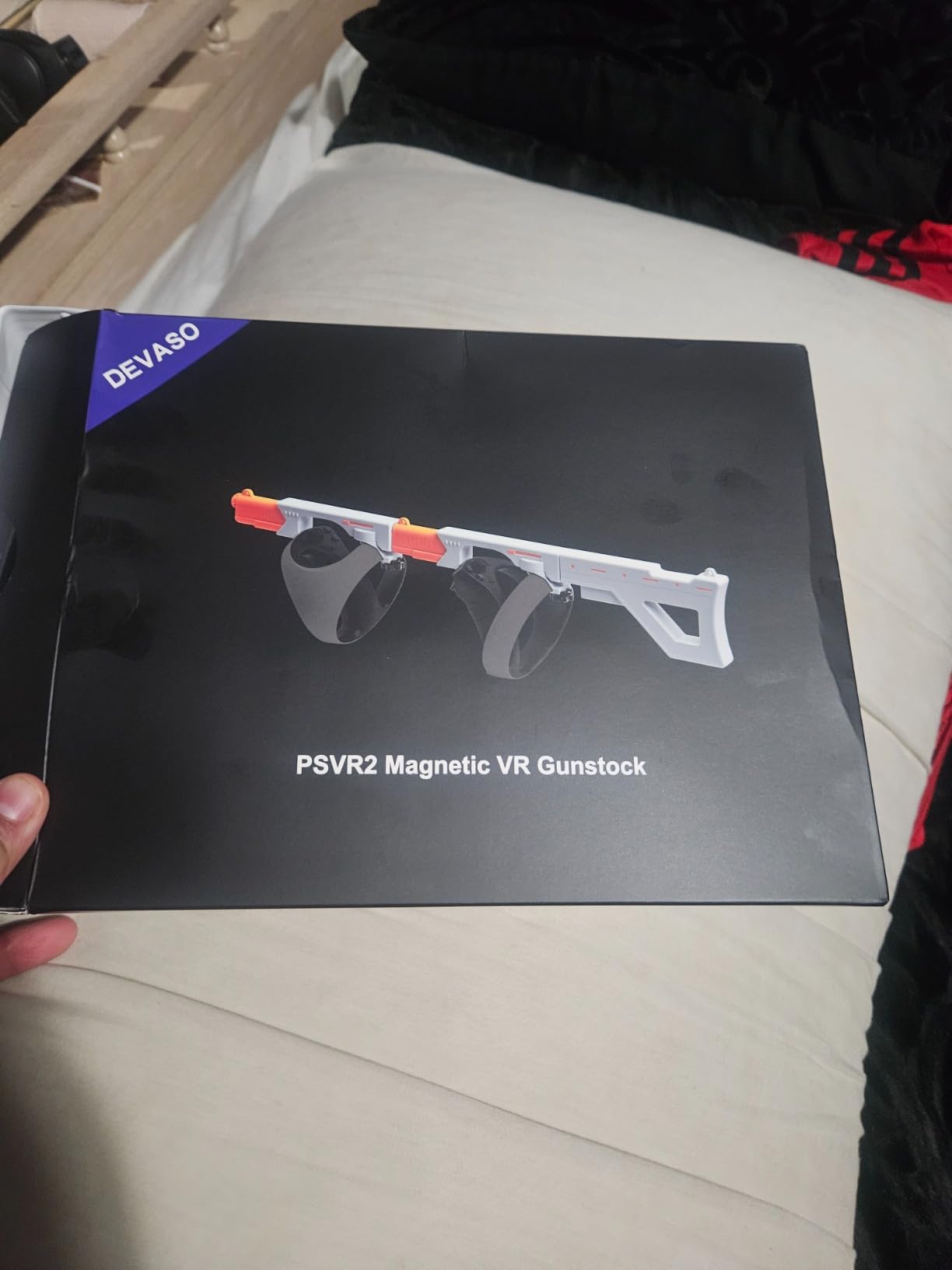 DEVASO Magnetic VR Gun Stock for PSVR2, 3-in-1 Changing VR Handle Accessories for Playstation VR2, Handle Attachment with Shoulder Straps for Enhance FPS Gaming Experience customer photo 1