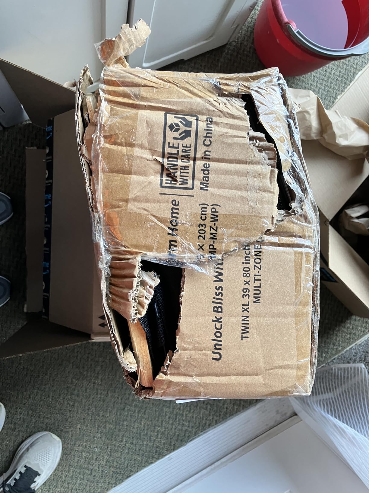 Bwarm Premium Multi-Zone Electric Heated Mattress Pad King Size, 78