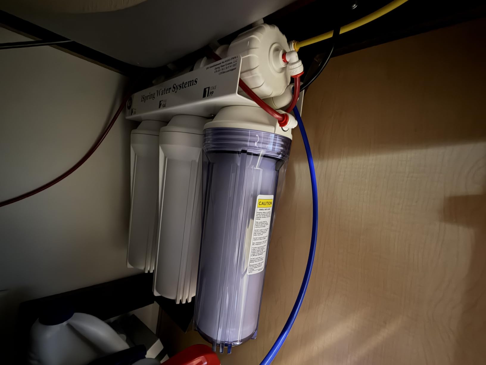 iSpring RCC7AK-BLK, NSF/ANSI 58 Certified, Alkaline 6-Stage Reverse Osmosis System with Stylish Black RO Faucet, pH+ Remineralization RO Water Filter System Under Sink customer photo 1