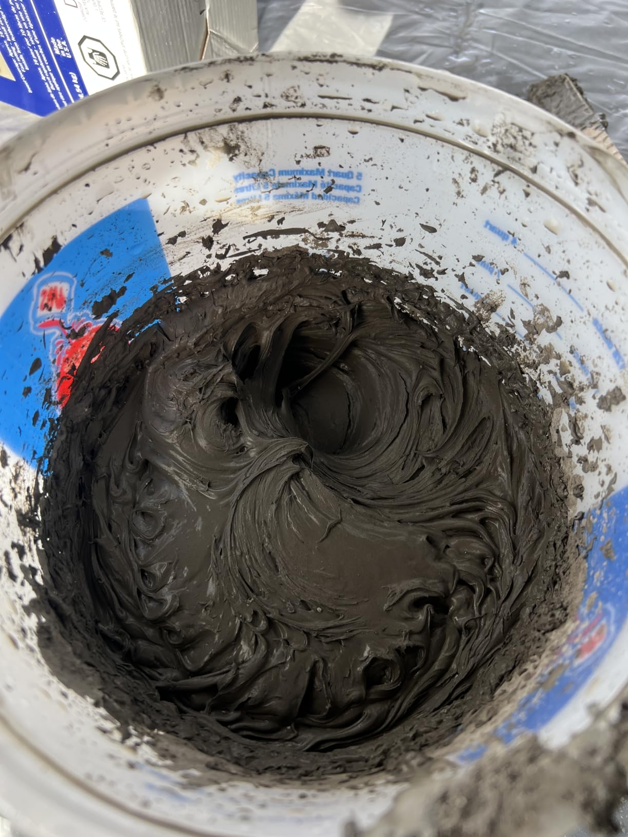 Paint and Mud Mixer, Paint Stirrer for Drill in 1 to 5 Gallon Bucket, Suitable for all Standard Drill Bits, Hex Head Anti-slip, Easy Clean, Painting and Plastering Mixer Stirrer Tool (Yellow) customer photo 1