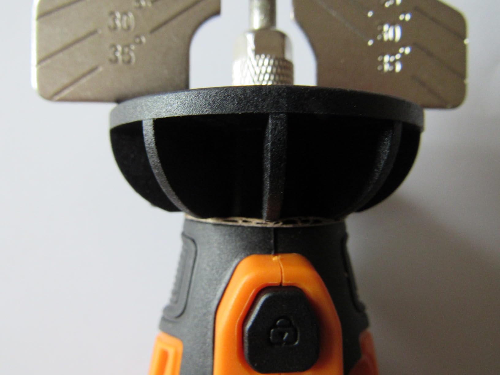 Sharp Pebble Electric Cordless Chainsaw Sharpener Kit - Comes with Chain Saw Sharpener Tool, 4 File Size Sharpening Wheels, Angle Attachment, Wrench & eBook customer photo 1