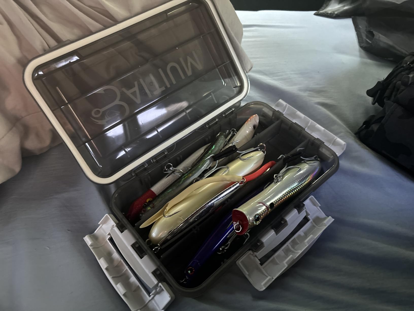 Baitium XTRAseal Waterproof Fishing Tackle Box Organizer, Tackle Boxes With Dividers, Tacklebox for Fishing, 3600 3700 Tackle Tray, Fishing Gear customer photo 1