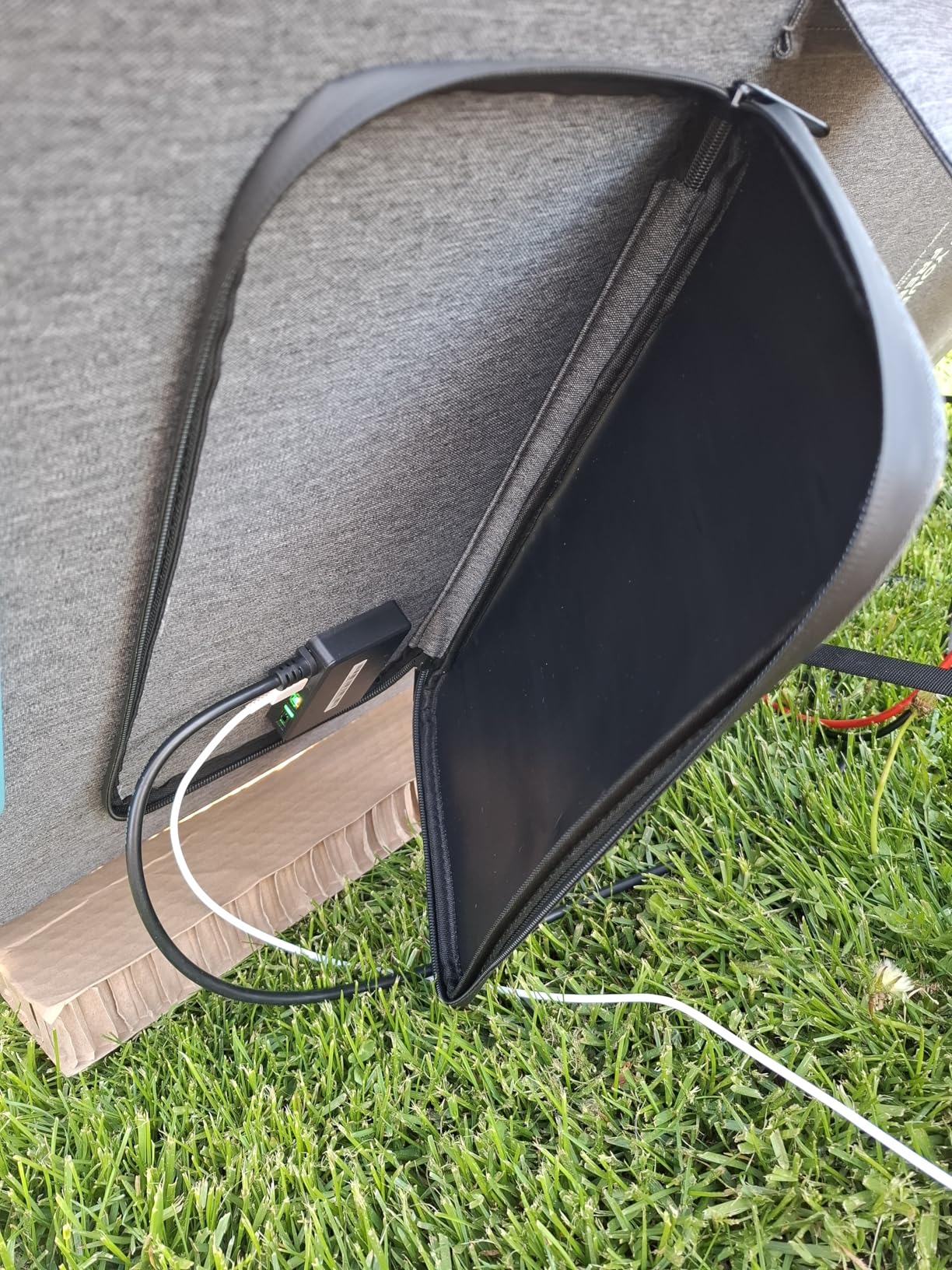 Renogy 200W Portable Solar Panel, IP65 Waterproof Foldable Solar Panel Power Backup, Solar Charger for Power Station RV Camping Off Grid customer photo 1