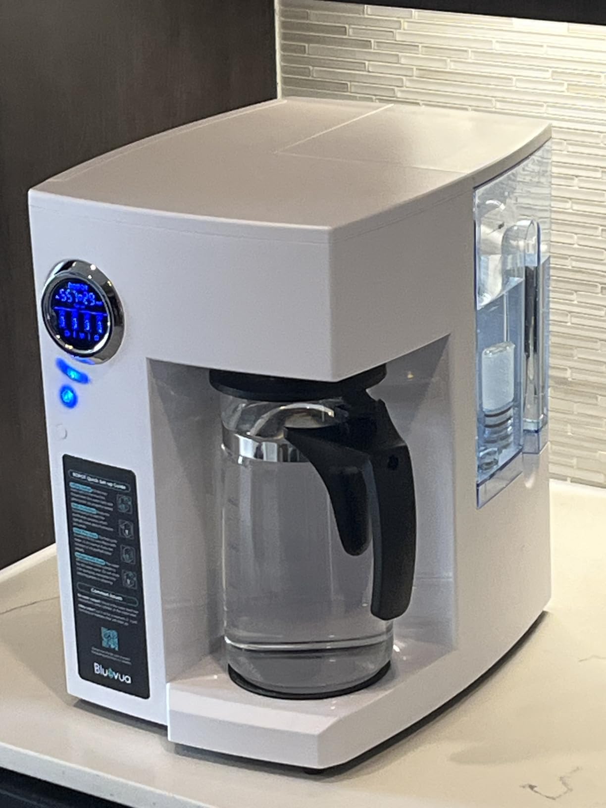 Bluevua RO100ROPOT-UV Reverse Osmosis System Countertop Water Filter - 6 Stage Purification with UV and Remineralization, Counter RO Filtration, Portable Water Purifier customer photo 2