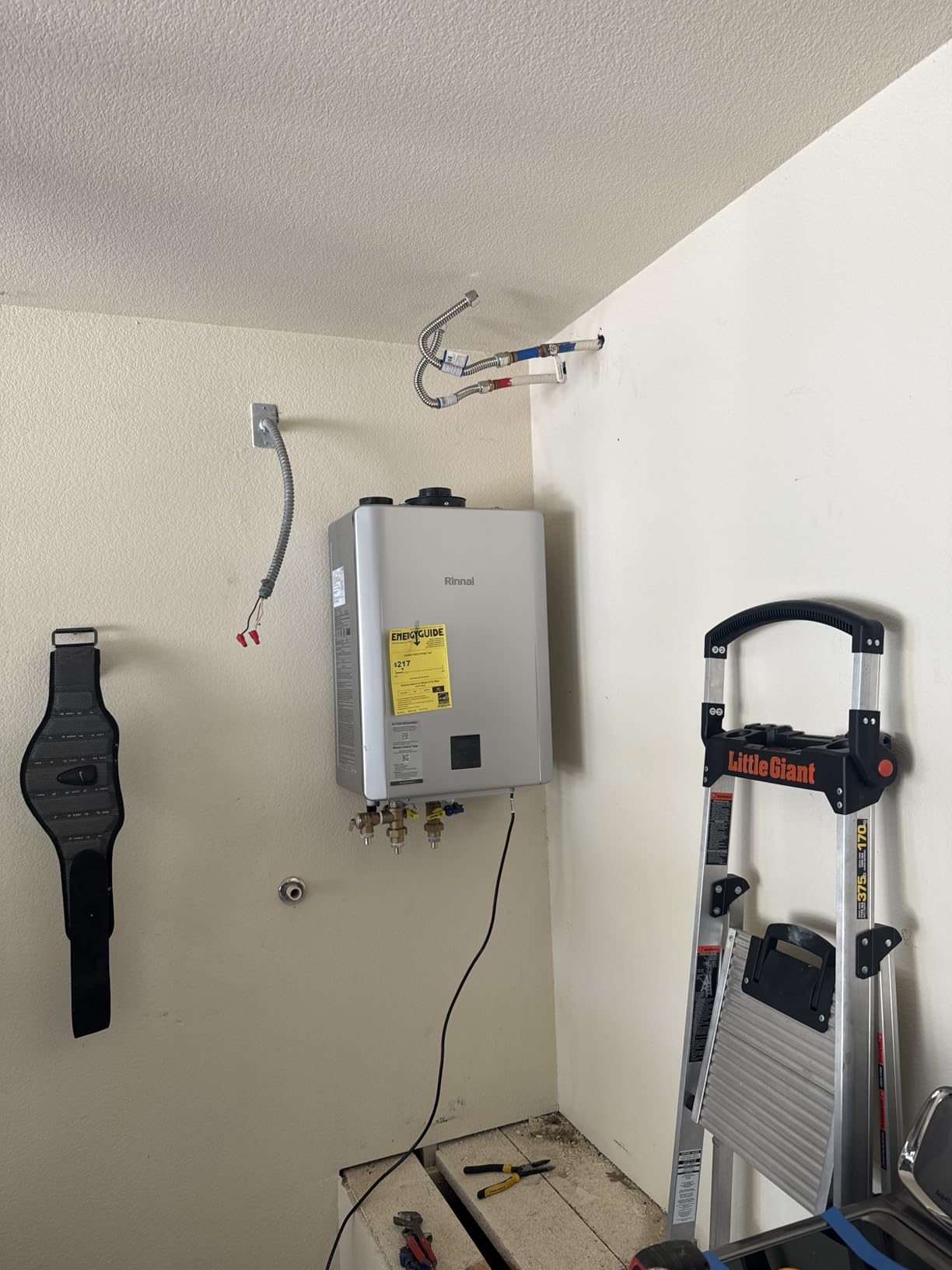 NEW Rinnai RX180iN Condensing Smart Sense Natural Gas or Propane Tankless Water Heater, Indoor or Outdoor Water Heater, Up to 10 GPM, 180,000 BTU customer photo 1