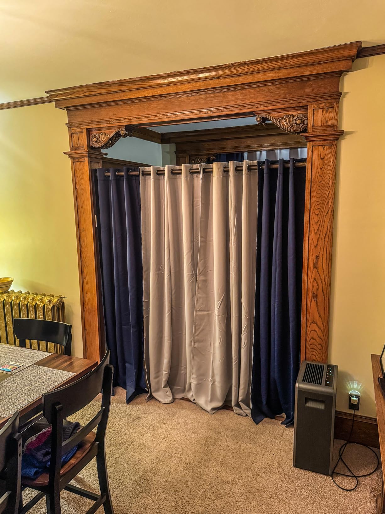 Bronze Shower Curtain Rod Tension 30 to 80 Inch, 1 Inch Diameter Adjustable Tension Curtain Rod No Drilling, Shower Rods for Bathroom, No Rust customer photo 1