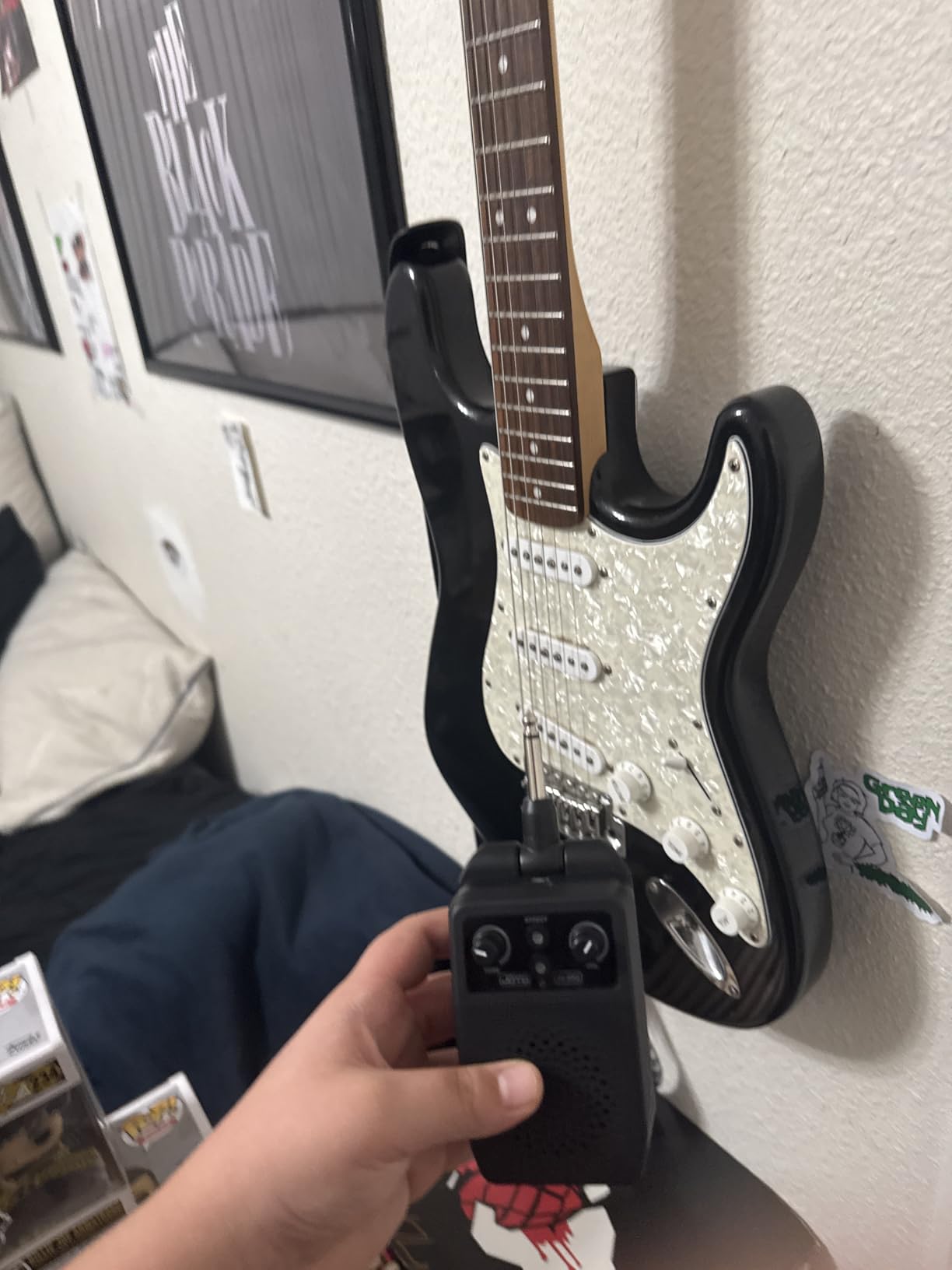 JOYO Mini Amp 5W Portable Electric Practice Amp Bluetooth Rechargeable Guitar Amplifier Built-in 4 Effects Clean Distortion Overdrive Reverb, Black (JA-05G) customer photo 1