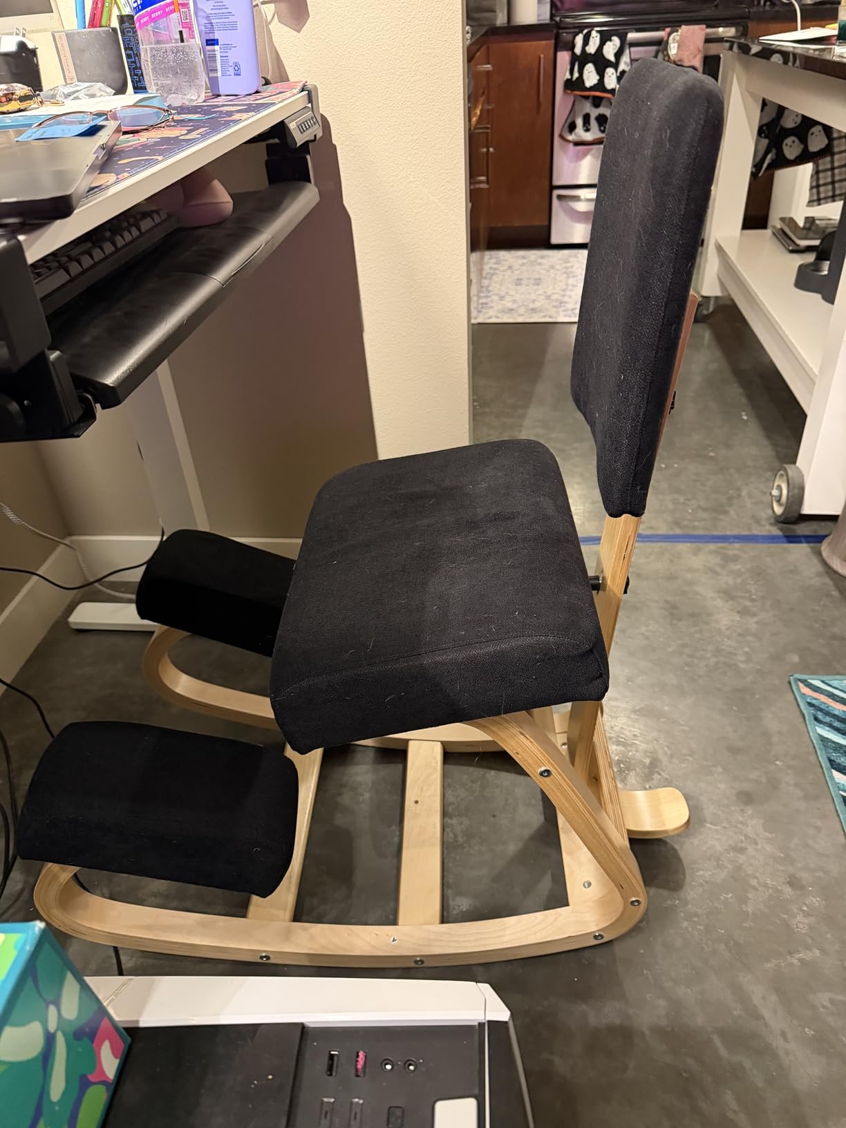 East Austin Kneeling Chair, Posture Support Comfortable Ergonomic Kneeling Chair, Natural Back Pain Relief, Best for Posture customer photo 2